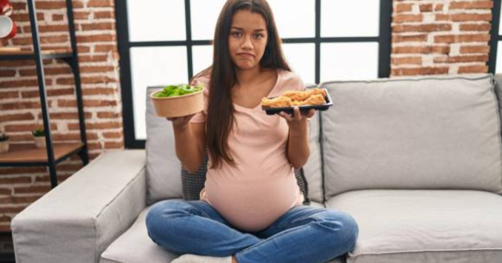 Eating healthy is a must during pregnancy, but some are dealing with eating disorders.